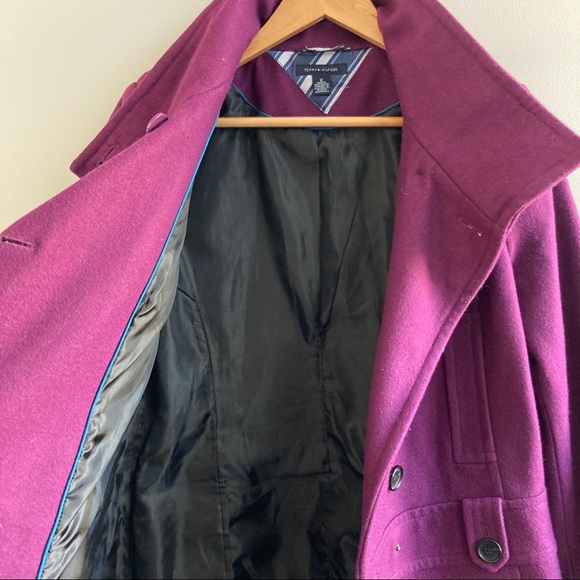 Tommy Hilfiger Purple Peacoat Size 10 - Picture 11 of 13